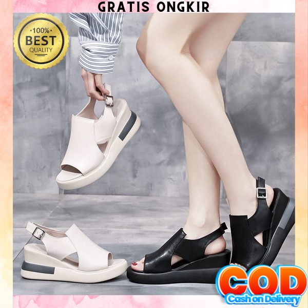 Sandal Wedges Wanita Murah Sendal Wijes Wanita Terbaru Sandal Weges Wanita Import Sendal Weges Perea
