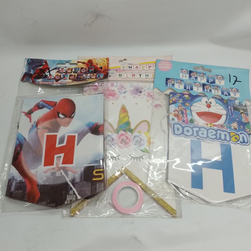 

hurup HAPPY BRITHDAY kertas untuk ulangtahun