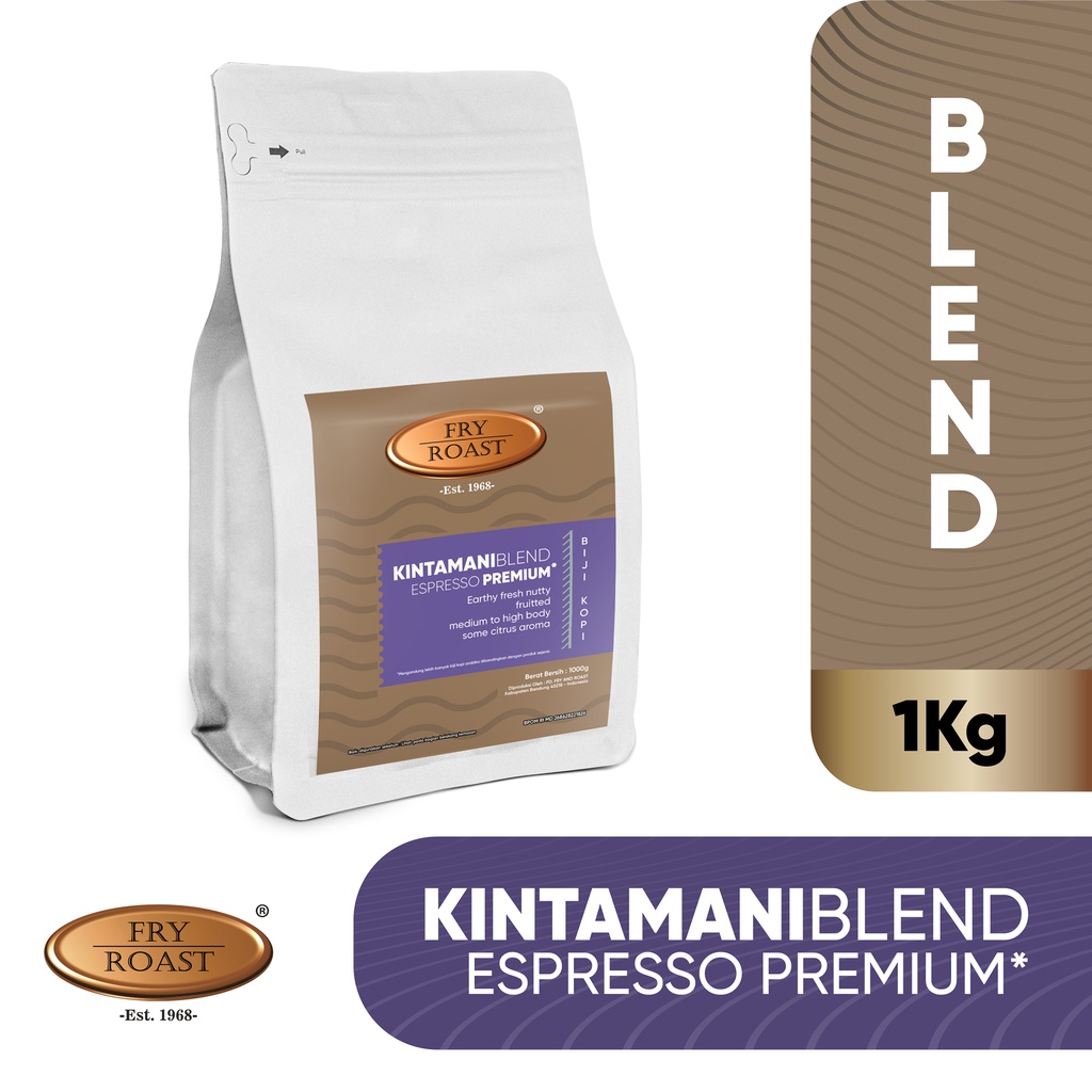 

KOPI KINTAMANI BLEND ESPRESSO PREMIUM 1 KG BIJI DAN BUBUK