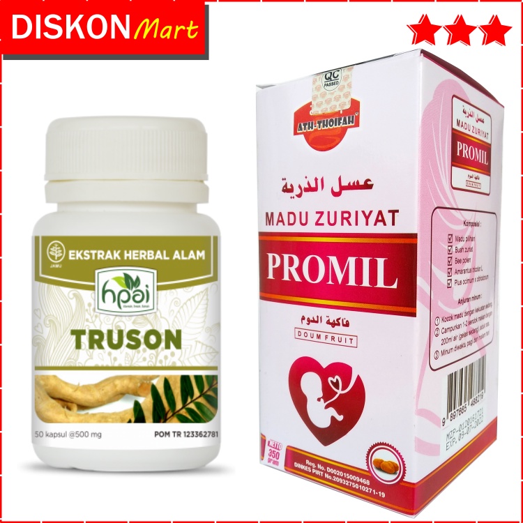 PAKET PROMIL SUAMI ISTRI KESUBURAN LENGKAP : MADU ZURIAT ZURIYAT + KAPSUL TRUSON HNI HPAI