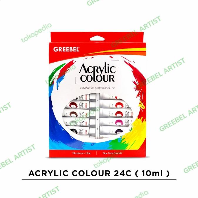 

[COD] Greebel Cat Akrilik / Acrylic Colour / Acrylic Paint 24 Pcs BERKUALITAS Kode 147