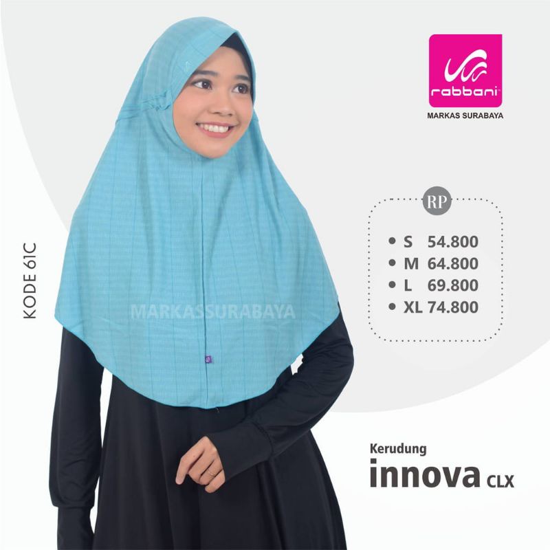 Kerudung Instan Innova Clx Rabbani Ori