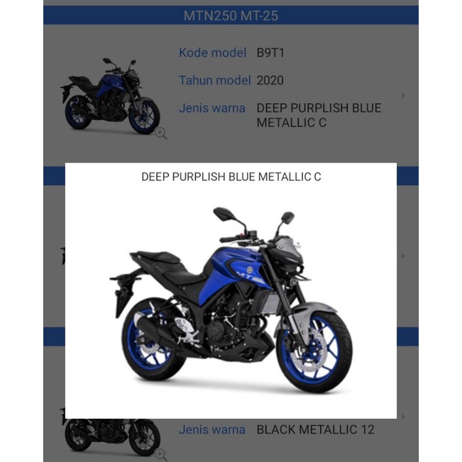 lampu depan mt 25 b9t-h4410-00 original yamaha asli