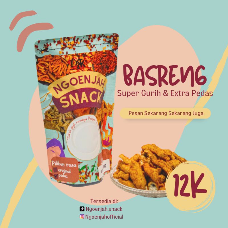

Cemilan Murah!!! Basreng Super Gurih | Ngoenjah Snack