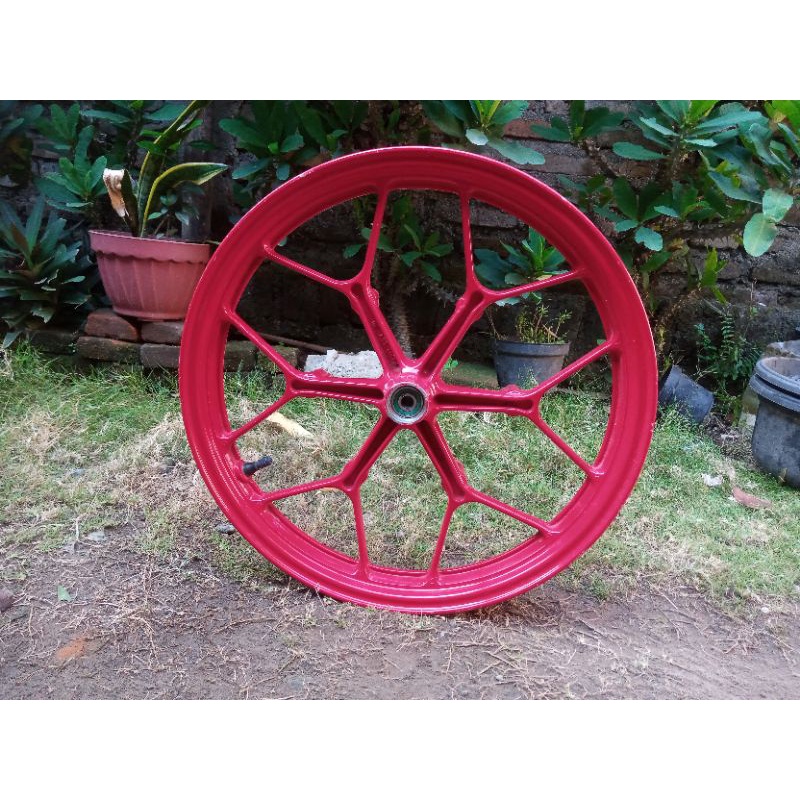 velg racing pelek roda depan Sonic 150 r LED red