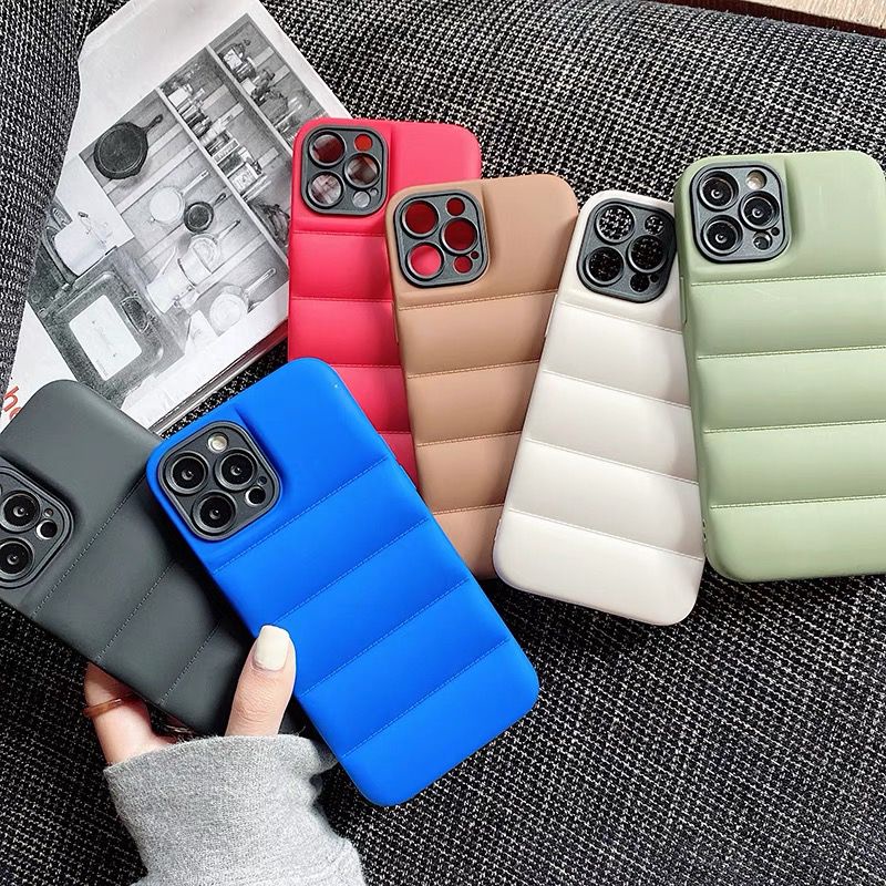 Puff case premium case iphone 7 8 plus x xs xr xs max 11 12 pro max