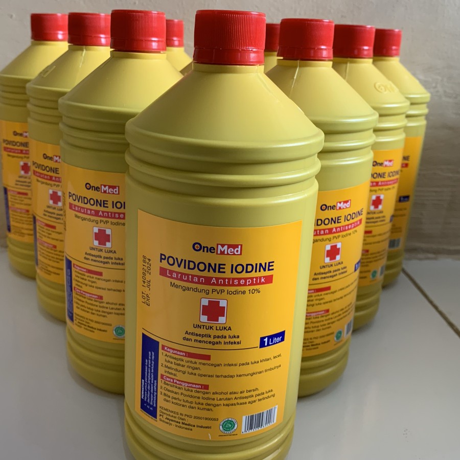 Povidone Iodine 1 Liter Obat Luka Betadine