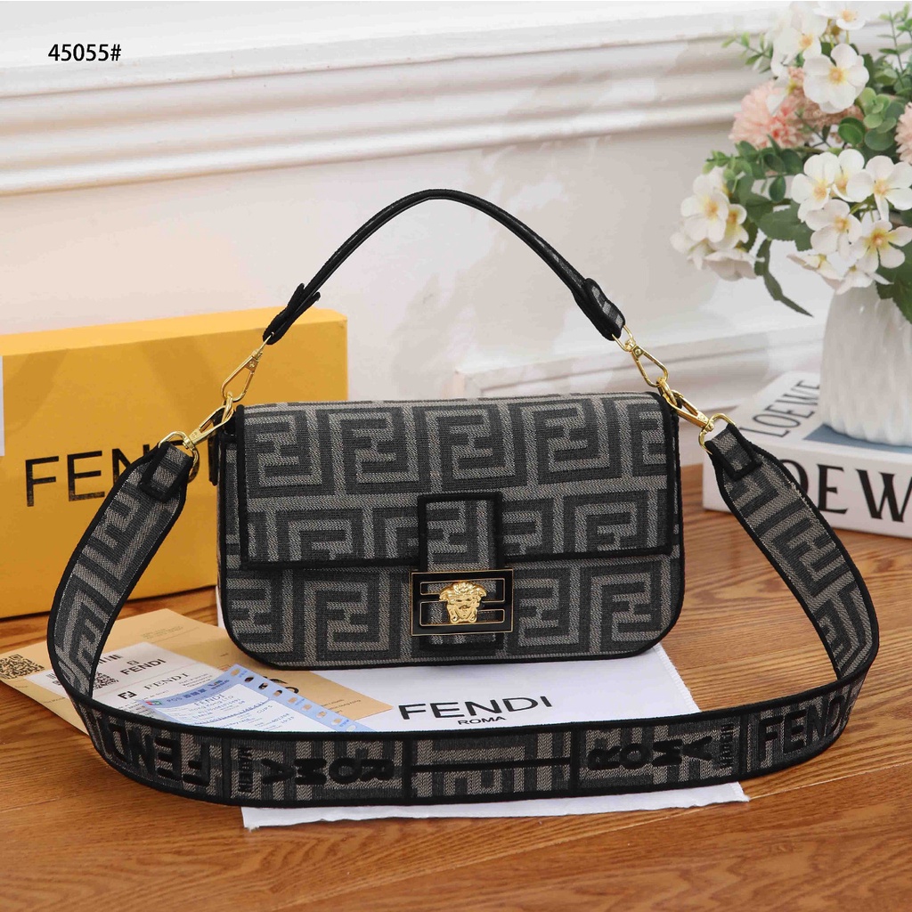 Tas Fendi Monogram 45055 ASD 11 batam impor original fashion branded reseller sale