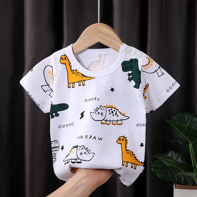 ByKiddos - Atasan Kaos Anak Laki-Laki Lengan Pendek Import / Kaos Distro Anak / Baju Bayi Impor 0-4 Tahun