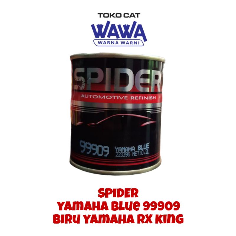 Cat duco NC Metallic Spider Yamaha Blue SP biru rx king 99909 200g