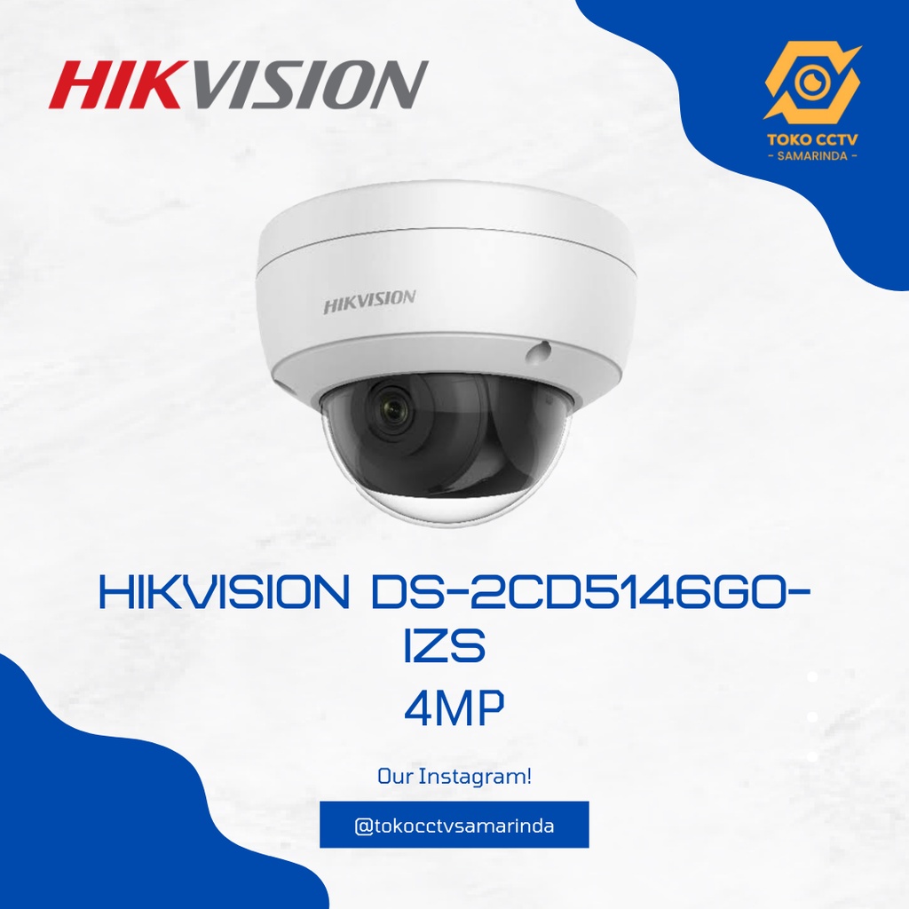 Jual IP CAMERA INDOOR DOME 4MP DS2CD5146G0IZS Shopee Indonesia