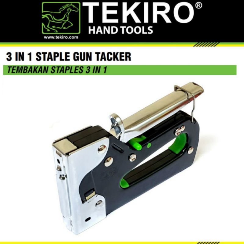 TEKIRO Staple Gun Tacker 3 in 1 Staples Tembak 6-1 Mm