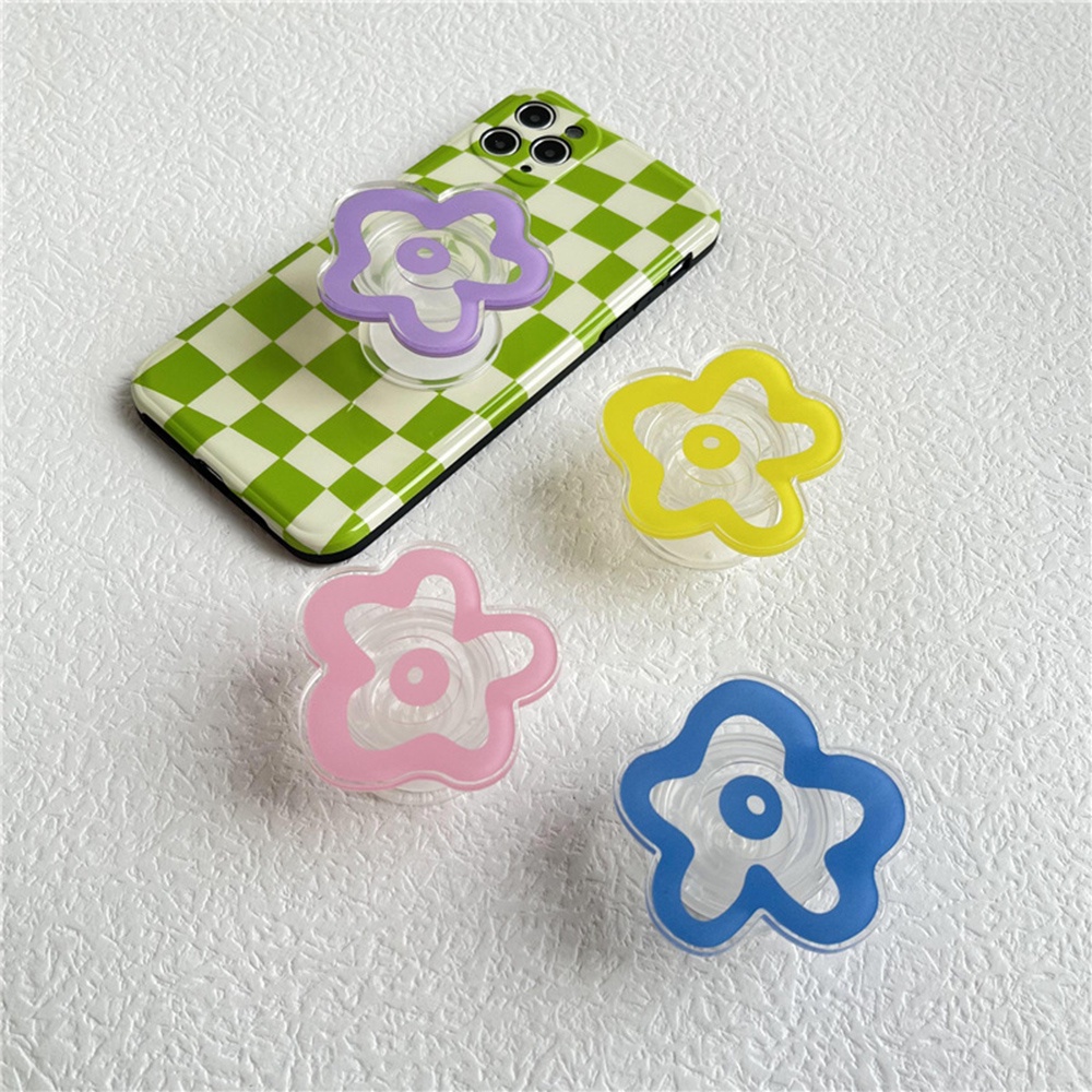 Popsocket Hp / Smartphone Motif Kartun Bunga Lucu