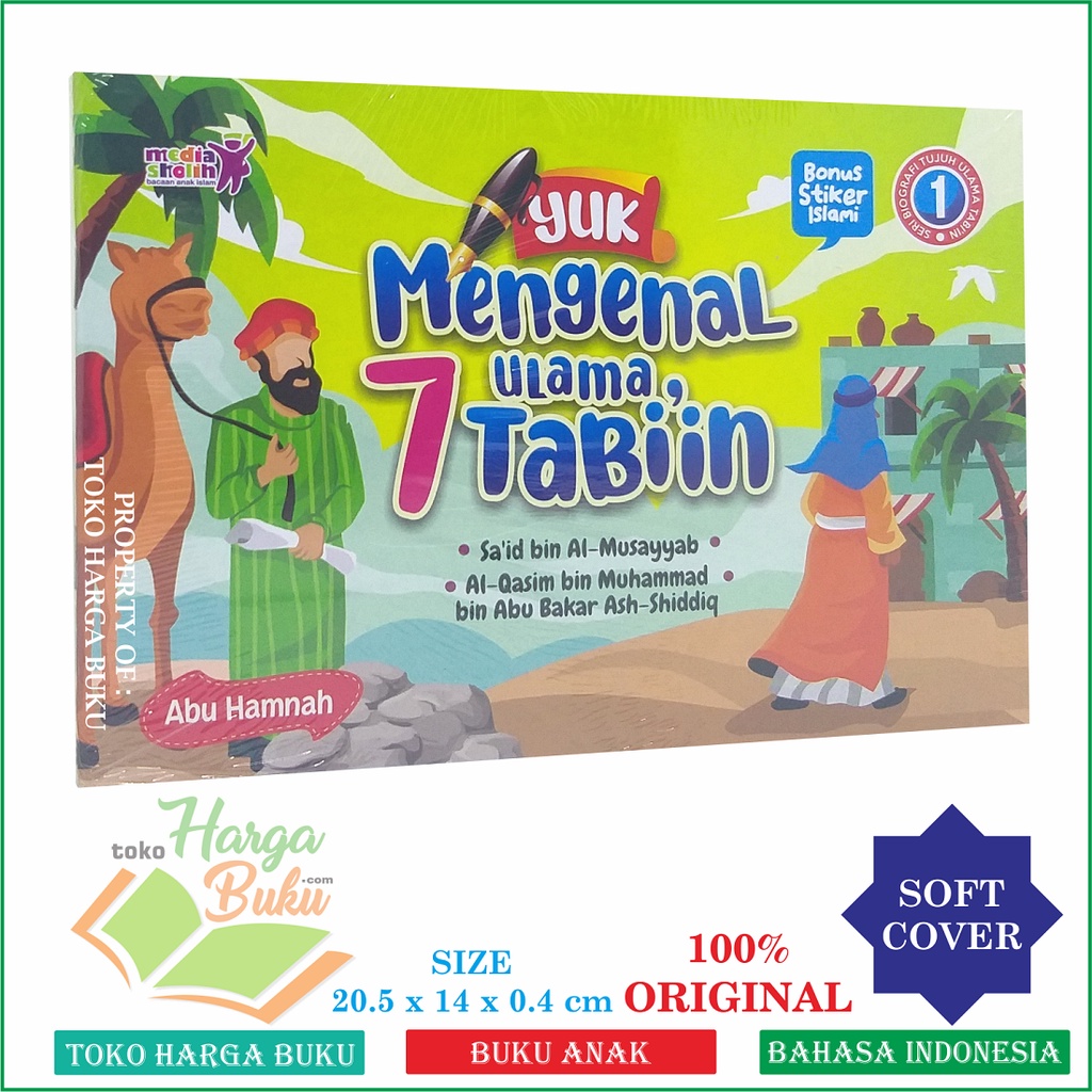 Yuk Mengenal 7 Ulama Tabi'in Jilid 1 Buku Anak Islam Muslim Kisah Ulama Tabiin Penerbit Media Shalih