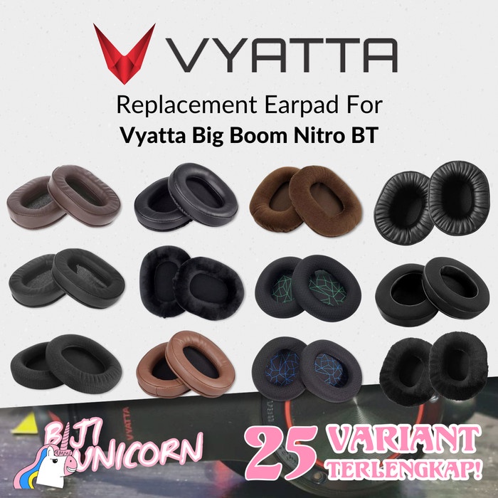 Earpad Earcup Ear Cushion Vyatta Big Boom Nitro BT Busa Pad Foam