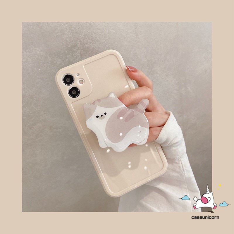 Ring Holder Hp Universal Bentuk Kartun Kucing Model Korea