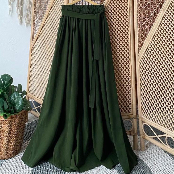 Murah Meriah RETTA Skirt || Rok Payung || Rok Lebar || Rok Wolfis || Rok Jumbo || Rok Big Size || pa