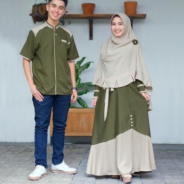 gpz Farhana Couple Baju Gamis Muslim Pasangan Suami Istri Murah 2022 Baju Kopel Terbaru Ori