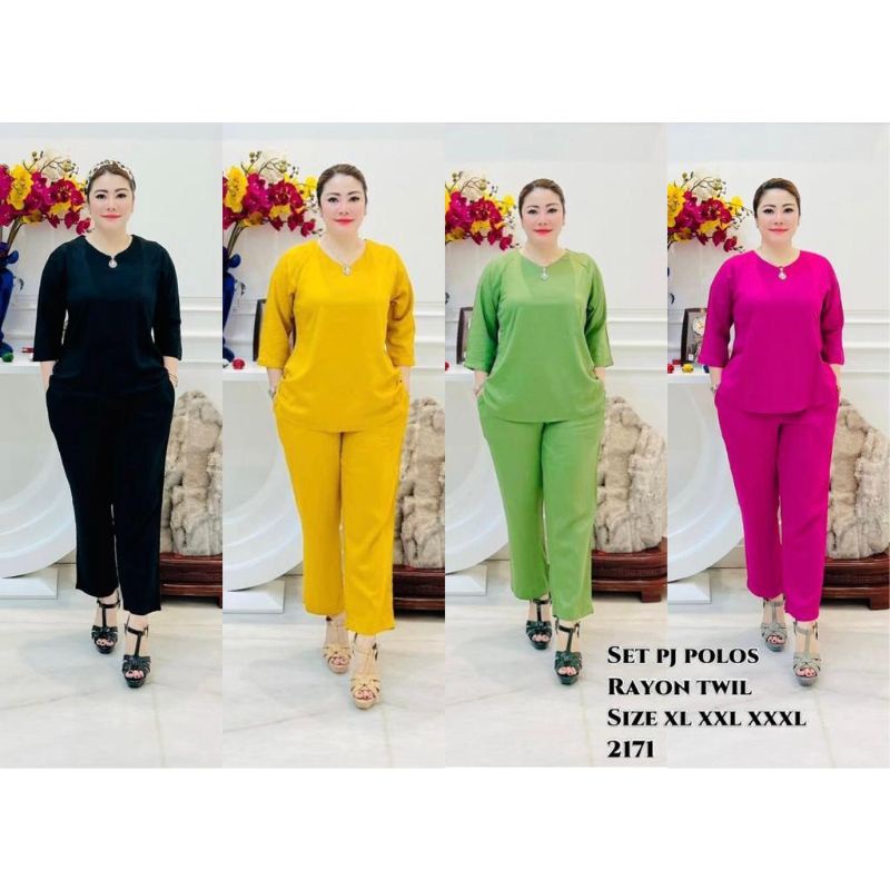 stelan wanita kekinian/set panjang wanita polos/bahan rayon twill polos//one set panjang