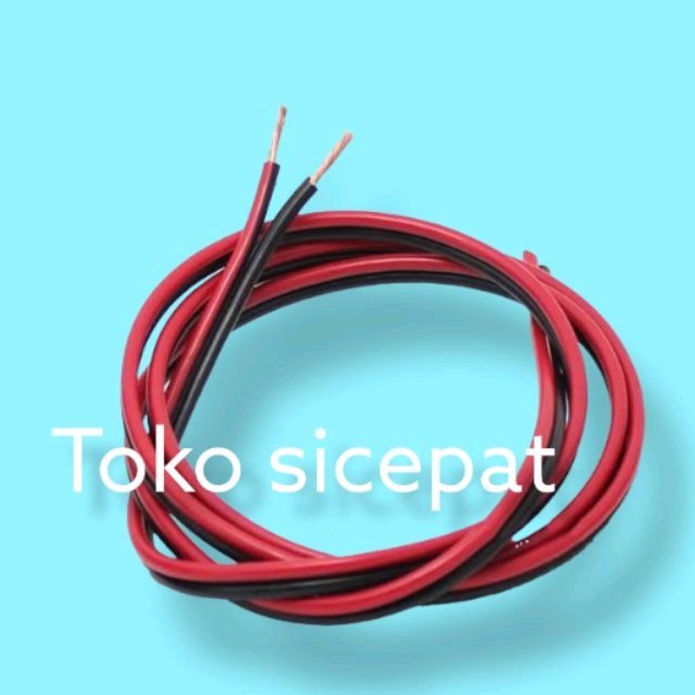 KABEL SPEAKER MERAH HITAM ECER