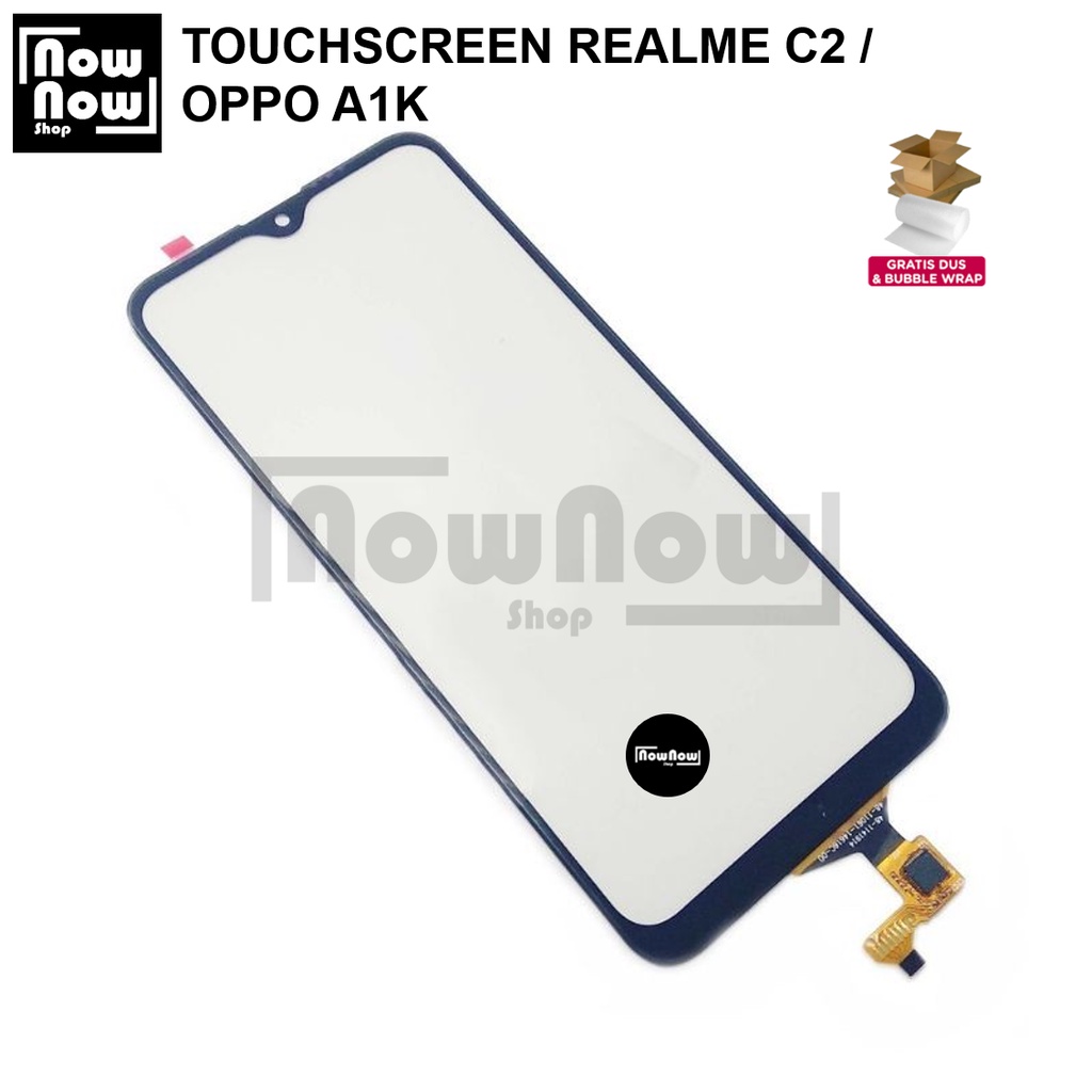 TOUCHSCREEN TS LAYAR SENTUH TC REALME C2 / OPPO A1K TOUCH SCREEN KACA LCD KACA LAYAR DEPAN RMX1941 RMX1945 CPH1923