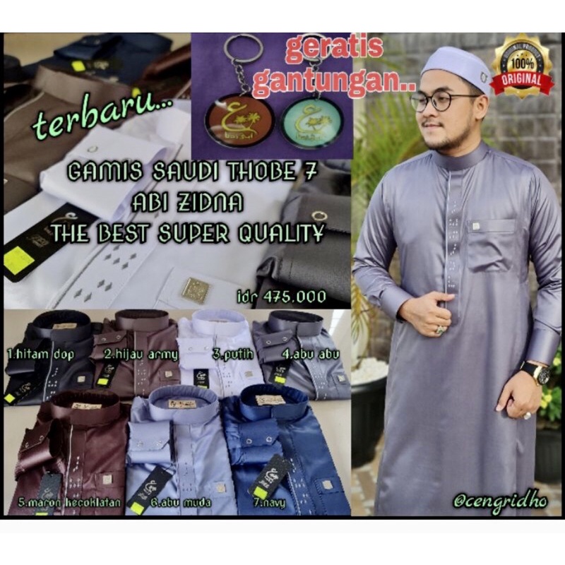 GAMIS JUBAH ABI ZIDNA SAUDI THOBE 7