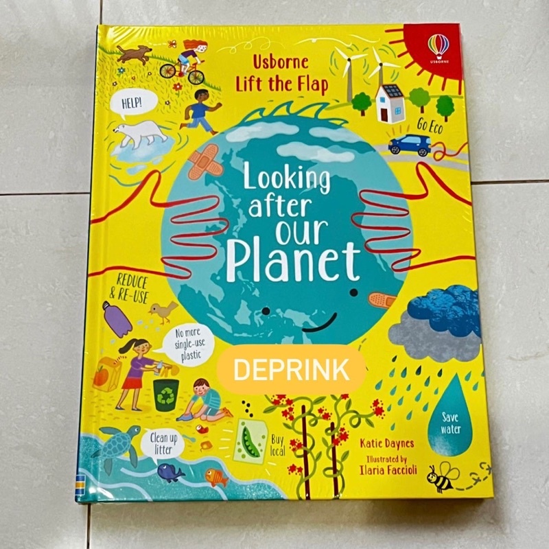 USBORNE - LIFT THE FLAP LOOKING AFTER OUR PLANET