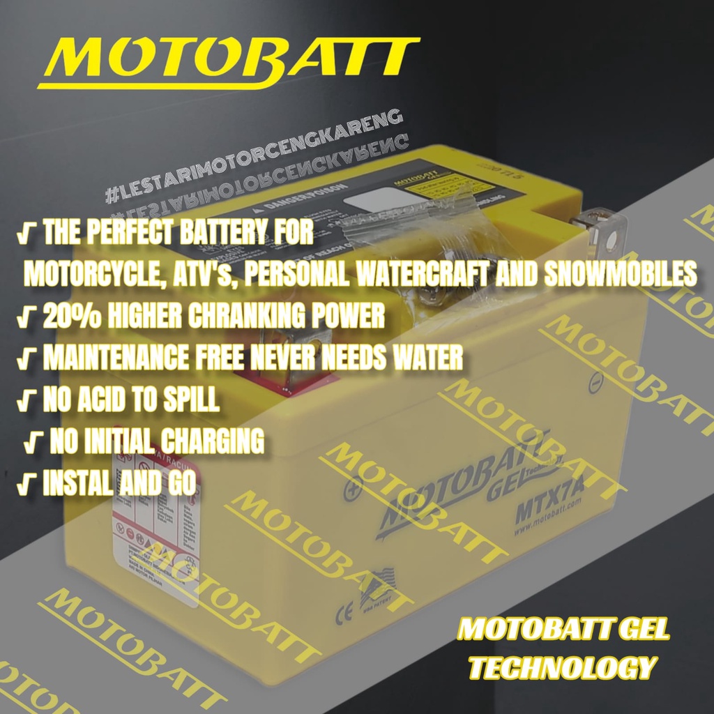 AKI KERING MOTOBATT MTZ7V NMAX AEROX LEXI GARANSI 3 BULAN 7A ASLI 100%