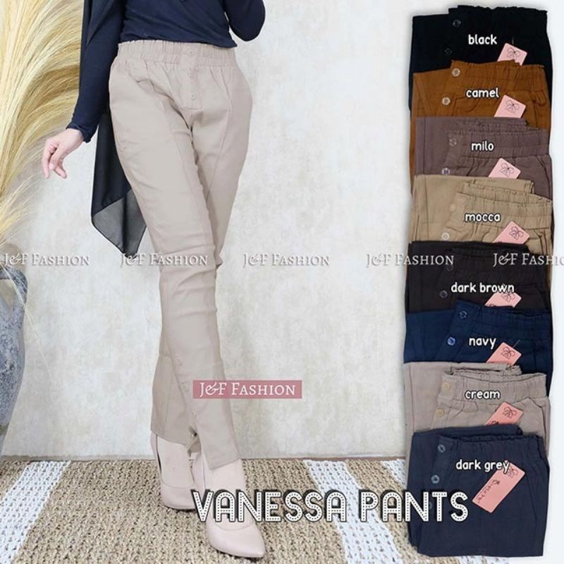 Celana Wanita Highwaist Jumbo Jeans/VANESSA/Kulot/Panjang/Melar/Kulot Wanita Premium/Kekinian 2022