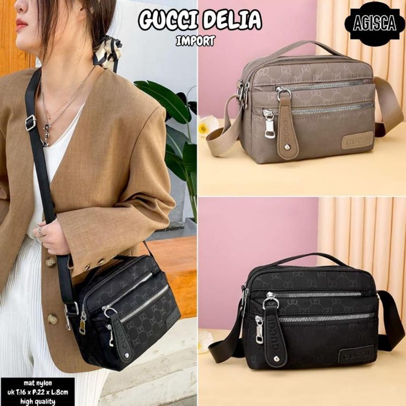 Tas slempang wanita GUCCI DELIA IMPORT