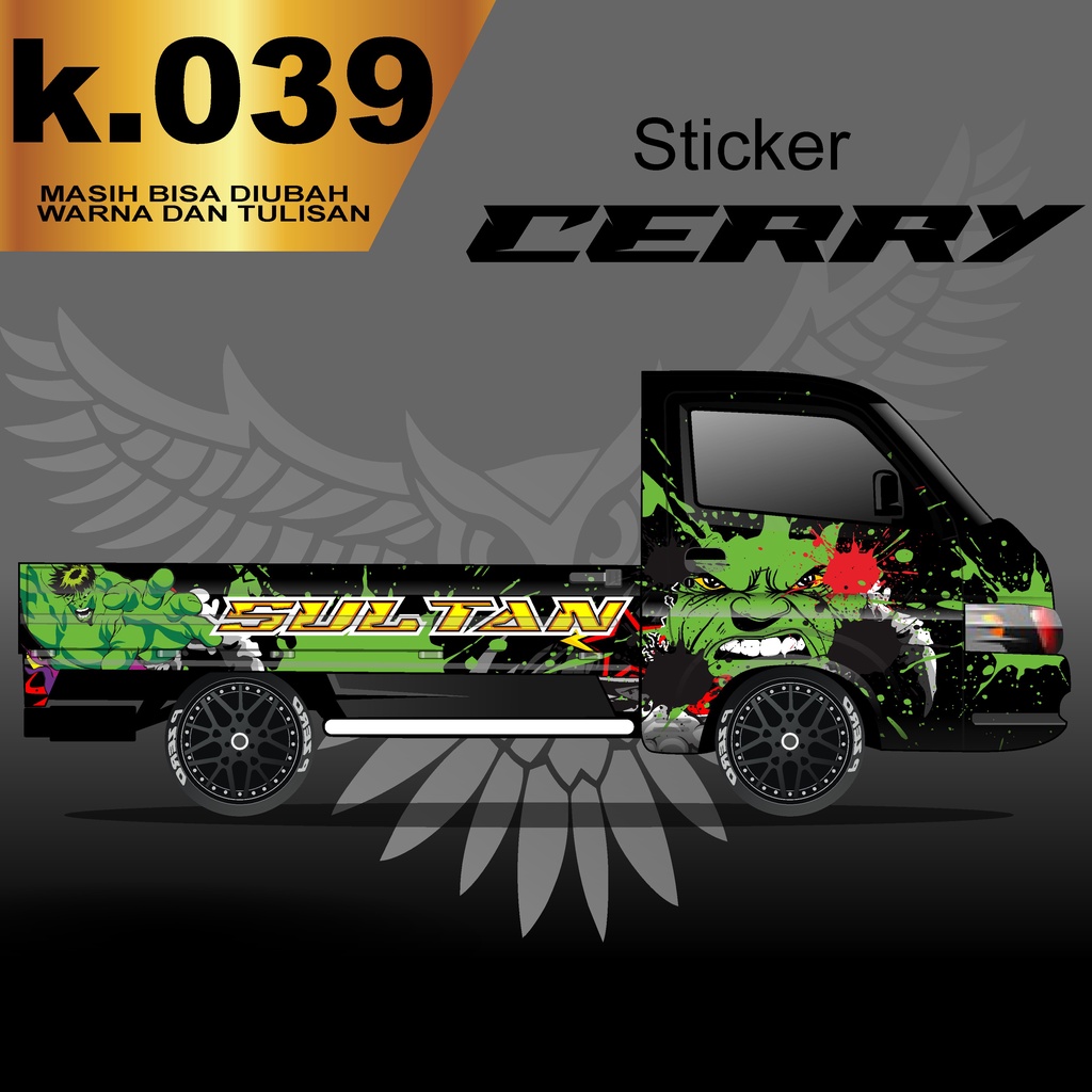 Decal Sticker mobil New Carry Pick Up 2020 Fullbody Stiker Dekal Carry k.039