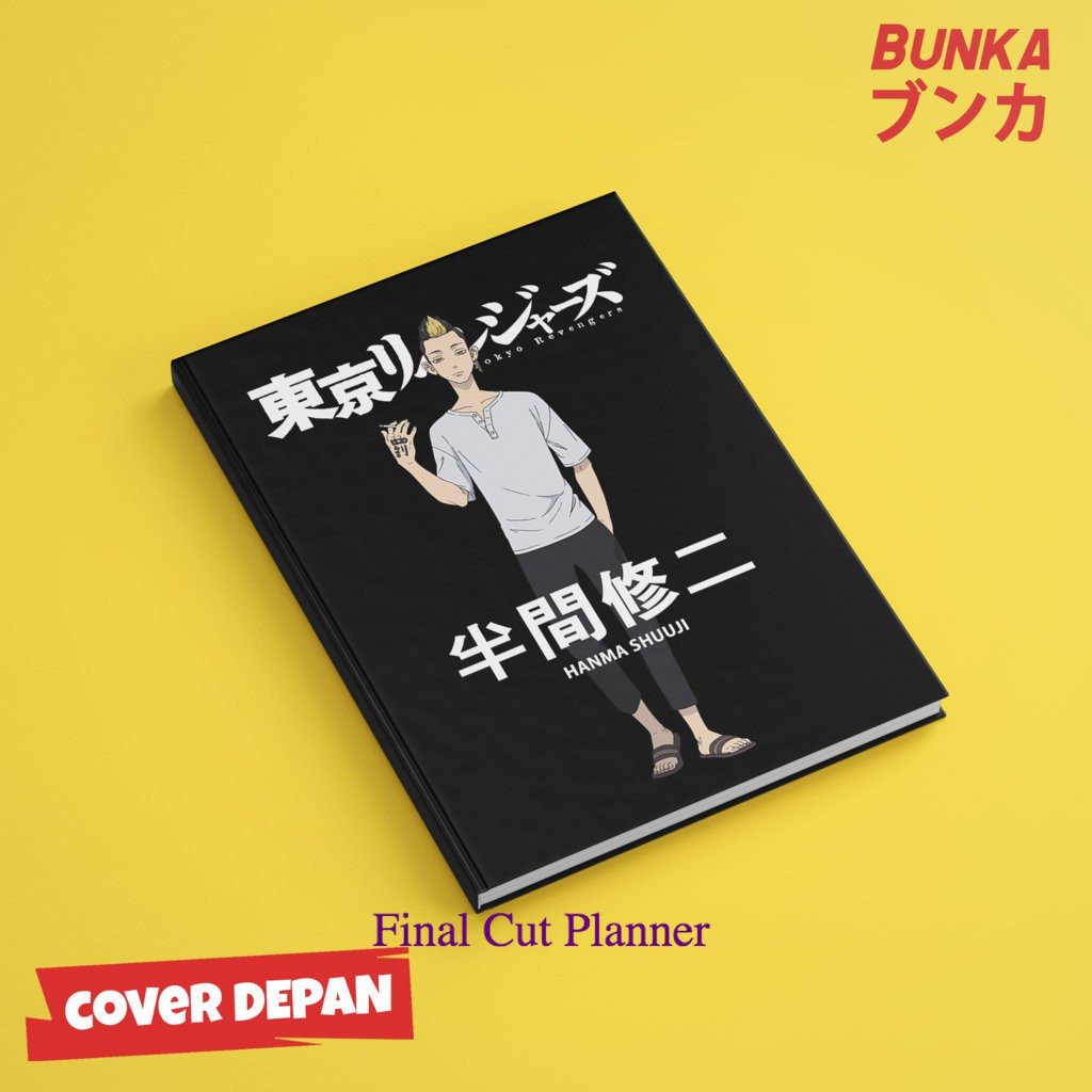 

Notebook Anime Tokyo Revengers Hanma Hardcover A5 Buku Tulis Catatan Note Agenda Planner Jurnal .