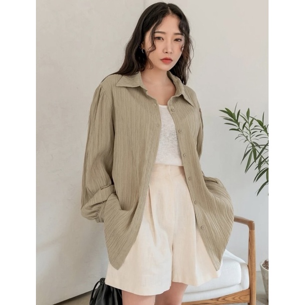 KEMEJA OVERSIZE - KEMEJA KOREA - TULIPA KEMEJA