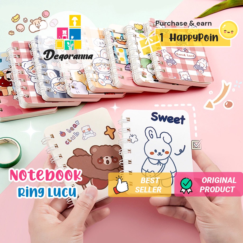 

Notebook Ring Spiral Lucu Motif Lucu / Buku Tulis & Kertas > Notebook & Notepad