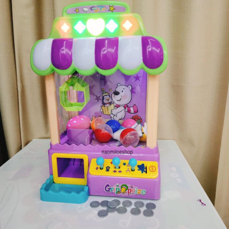 JOY CLAW mainan claw machine Mainan anak mesin capit boneka candy graber mainan tangkap bola candy catcher