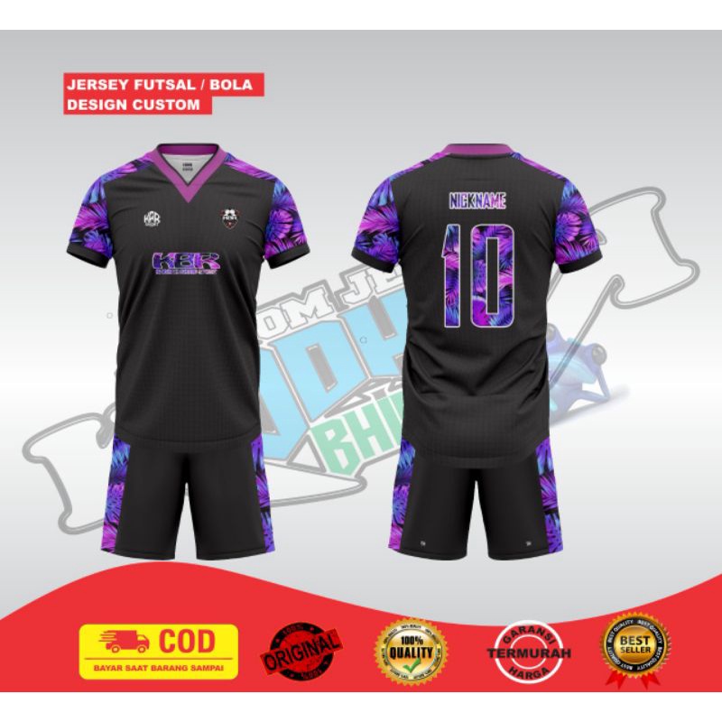 (satuan) jersey kaos futsal/bola custom