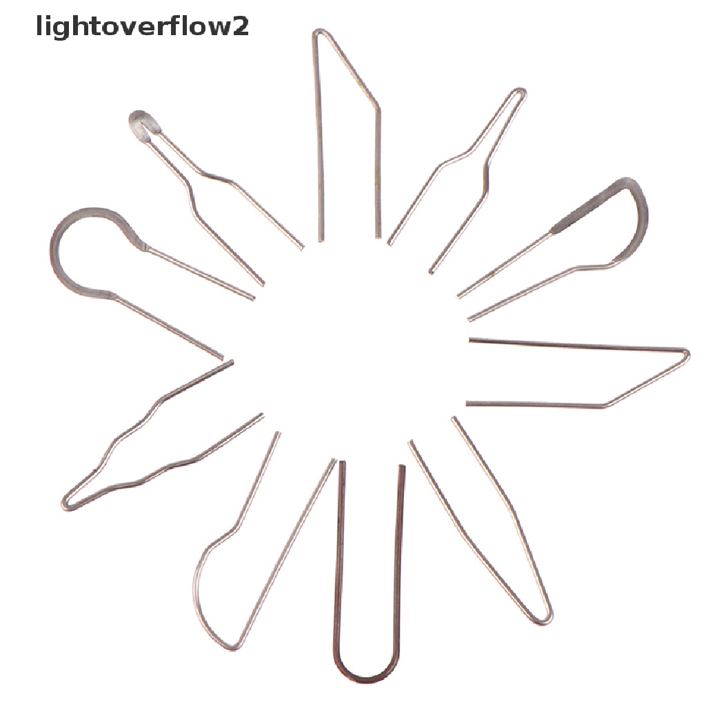 (lightoverflow2) 10pcs Tip Kawat Solder Pyrography Pengganti Bahan Besi (ID)