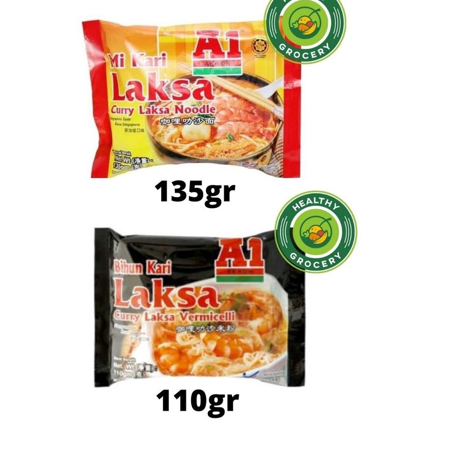 

Star A1 Curry Laksa Noodle 135gr / Mie Kari Laksa / Vermicelli 110gr / Bihun Kari Laksa 