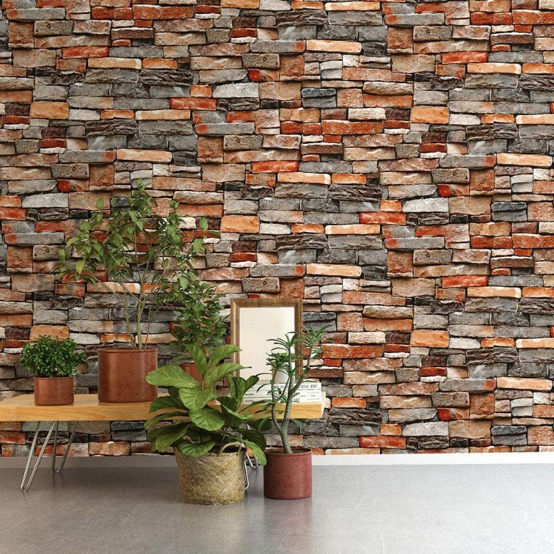 TOP REAL (COD) WALLPAPER STICKER DINDING MOTIF BATA WARNA WARNI