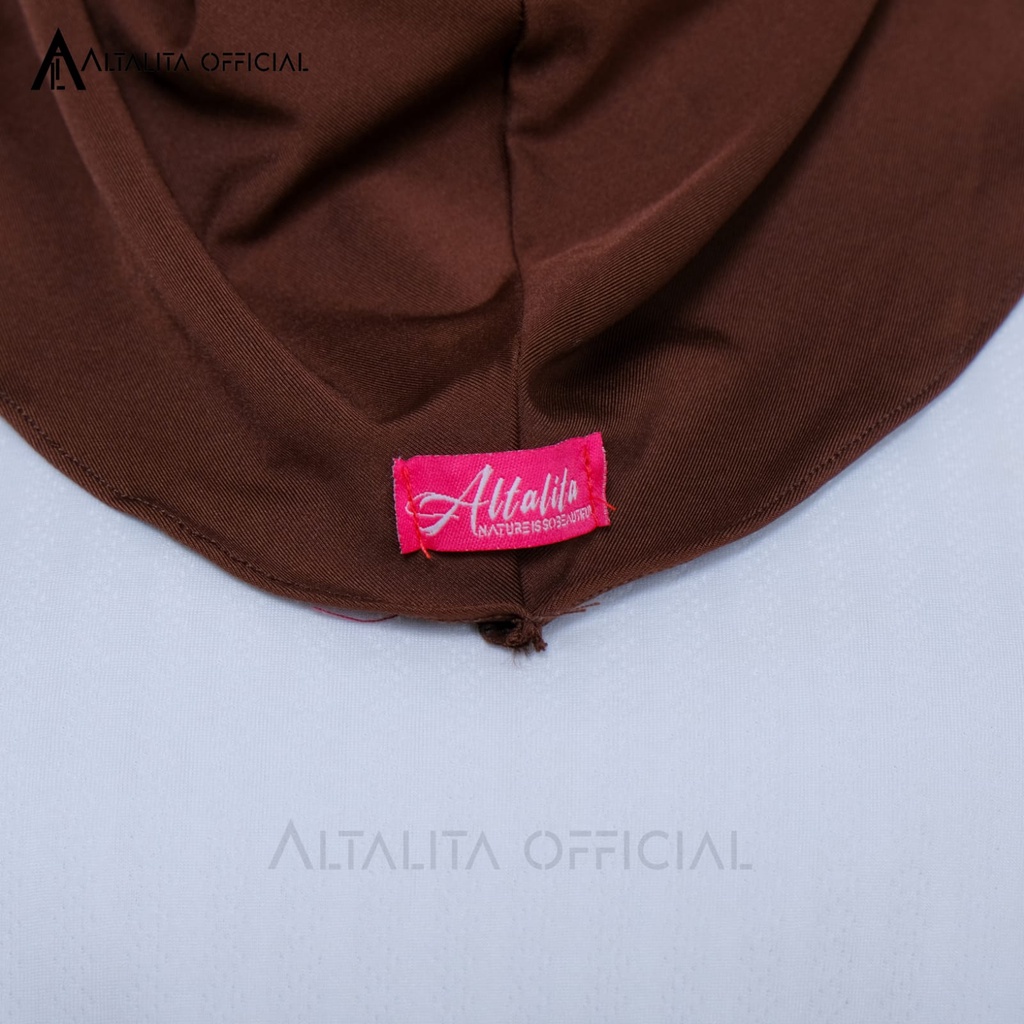 Altalita - Kerudung Bergo Zyta Non Pad Instan Polos Terbaru Bahan Jersey Premium Cocok untuk Olahraga Volly Futsal Senam dan Sehari-hari