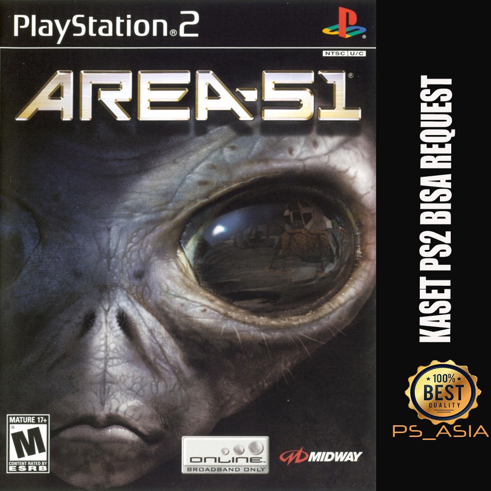 Kaset PS 2 Area 51