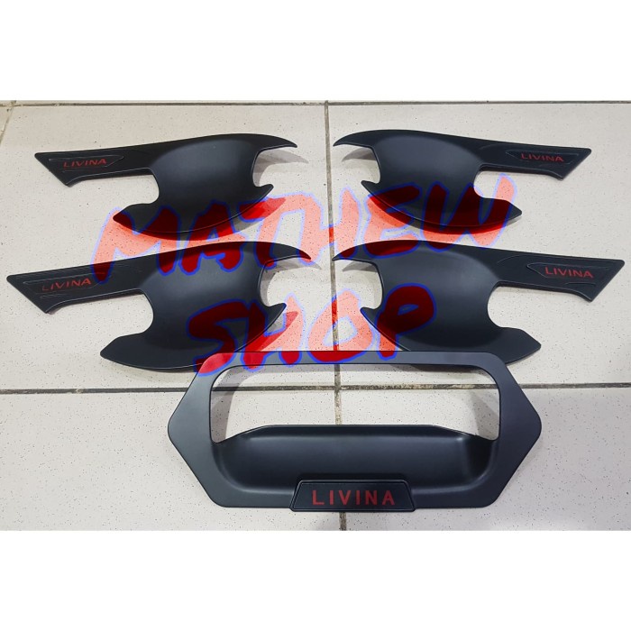 [COD] Outer Handle Grand Livina 2007-2018 Hitam / Mangkok Cover Pintu Livina / Perlengkapan Variasi 
