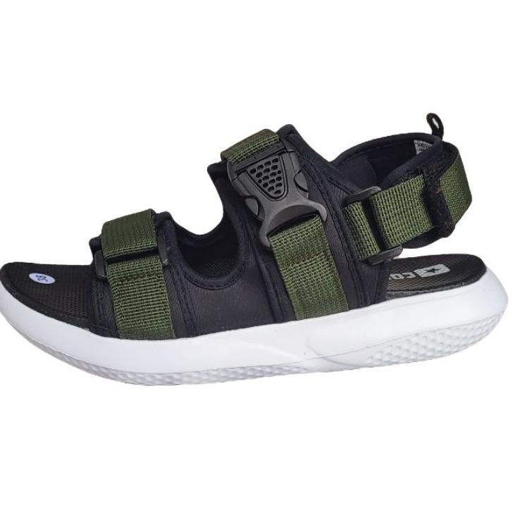 Booming Sandal gunung Sandal traveling Fuzy Hitam Putih Sendal Wanita Sandal Tali Gunung Cewek Perem