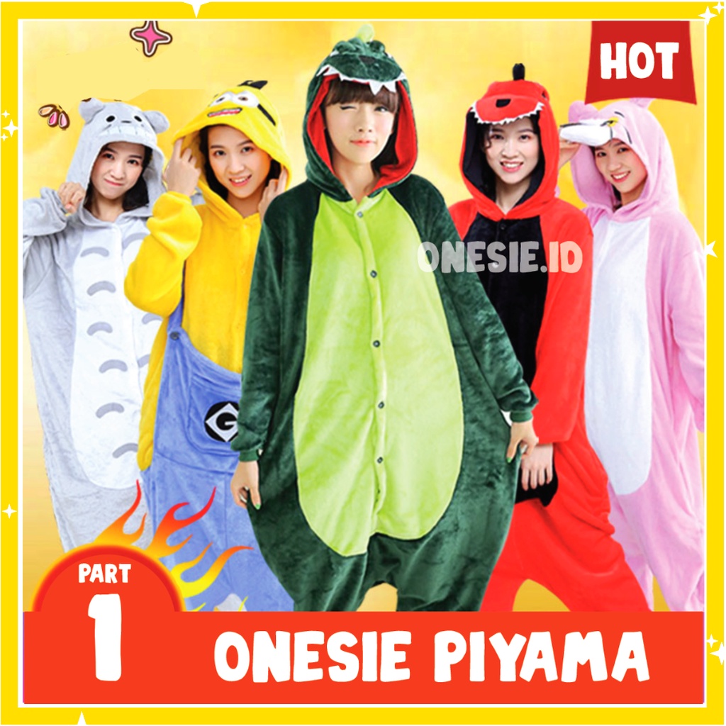 BAJU ONESIE KIGURUMI PIYAMA KOSTUM DEWASA- KARAKTER 1