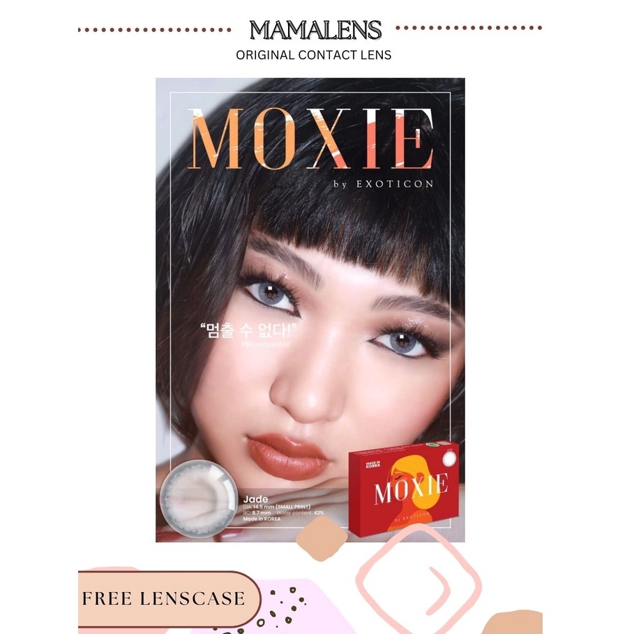 Softlens Moxie Minus -4.50 sd -6.00 Free Lenscase -MAMALENS