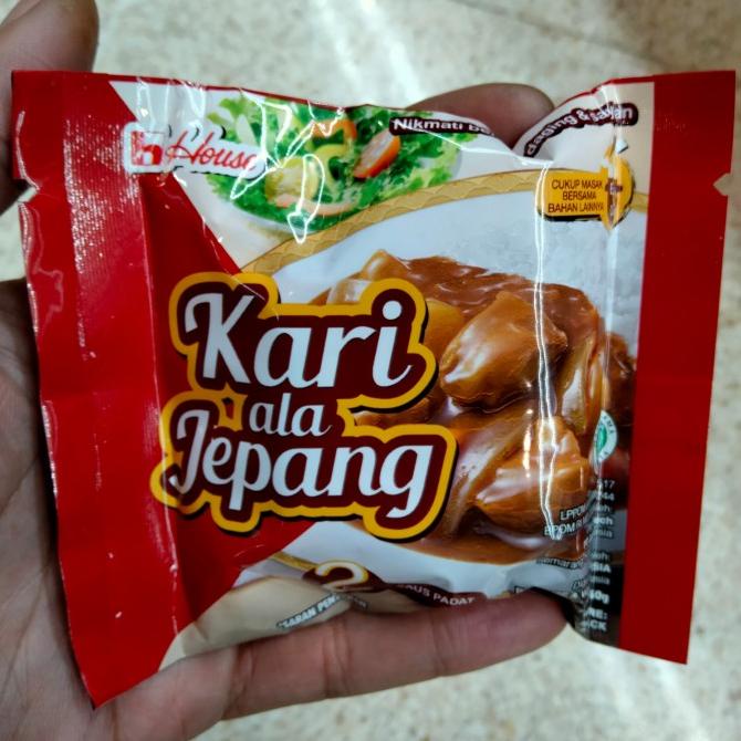

=+=+=+] House Kari ala Jepang 50gr - Terjamin HALAL ( 2 porsi saus padat )