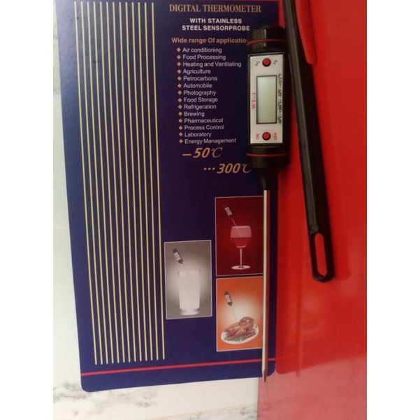 

EXCLUSIVE!Digital Food Thermometer Beverage BBQ Termometer Makanan Minuman Susu|KD4