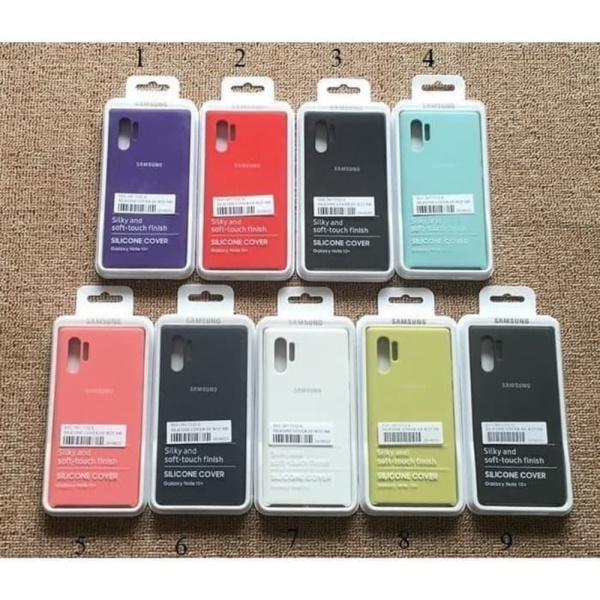 Promo SAMSUNG NOTE 10 / NOTE 10 PLUS SOFT CASE LIQUID SILICONE COVER - NOTE 10 PLUS Hitam Murah