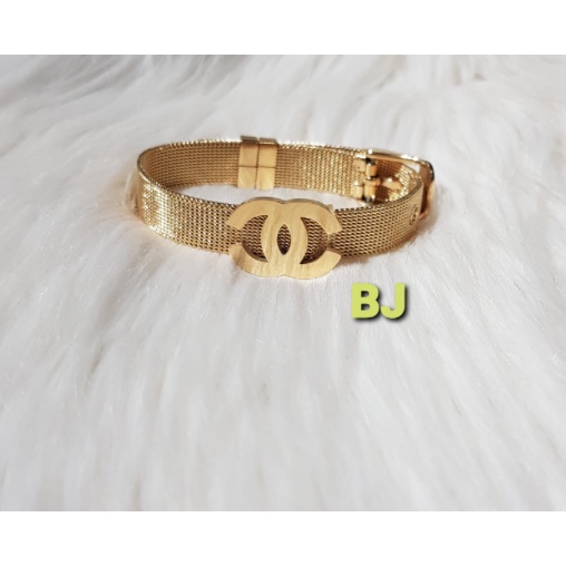 GELANG TANGAN MODEL CHAN**/ GELANG TANGAN MODEL JAM TITANIUM/ AKSESORIS WANITA KOREA