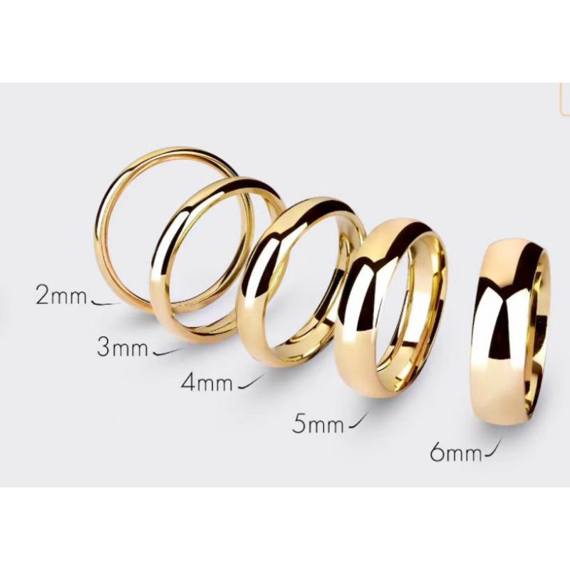 jannjewelry-COD Cincin kawin pasangan couple titanium anti karat&amp;alergi harga satuan